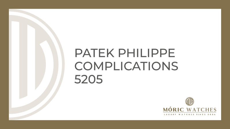 Patek Philippe Complications 5205 – Ein Meisterwerk der Uhrmacherkunst