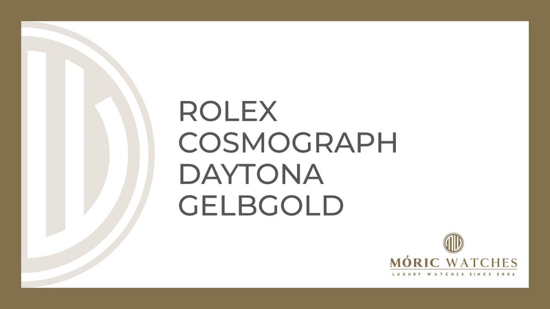 Rolex Cosmograph Daytona Gelbgold – Luxusuhren für höchste Ansprüche