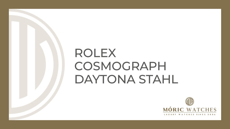 Rolex Cosmograph Daytona in Stahl – Exklusivität bei Moric-Watches in München