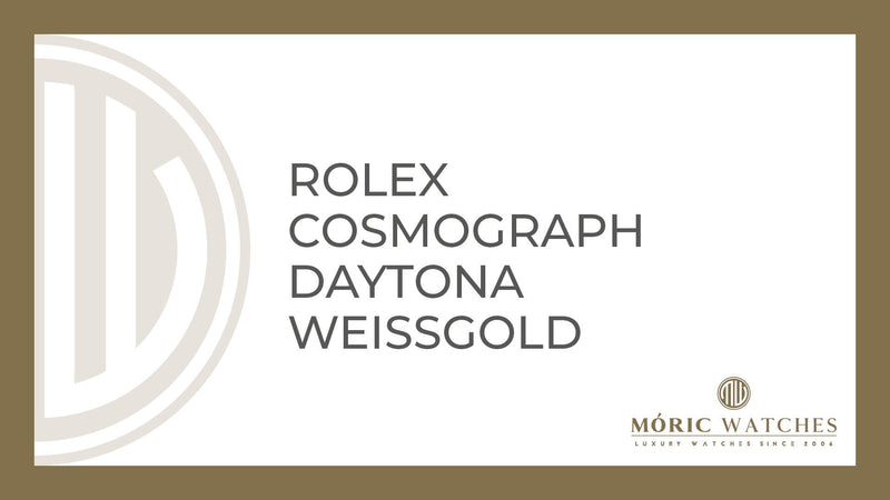 Rolex Cosmograph Daytona Weißgold – Zeitlose Eleganz in München.