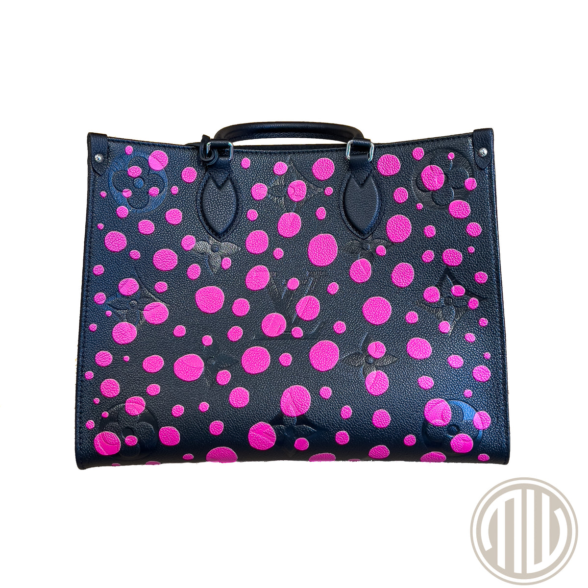 Louis Vuitton LV x YK Onthego MM Black/Fuchsia