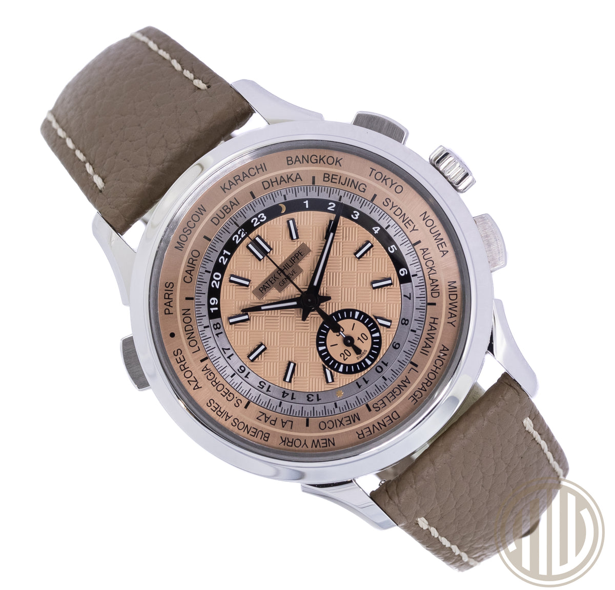 Patek Philippe World Time Chronograph Flyback | Salmon Dial | Box and Papers | 2023 | 5935A