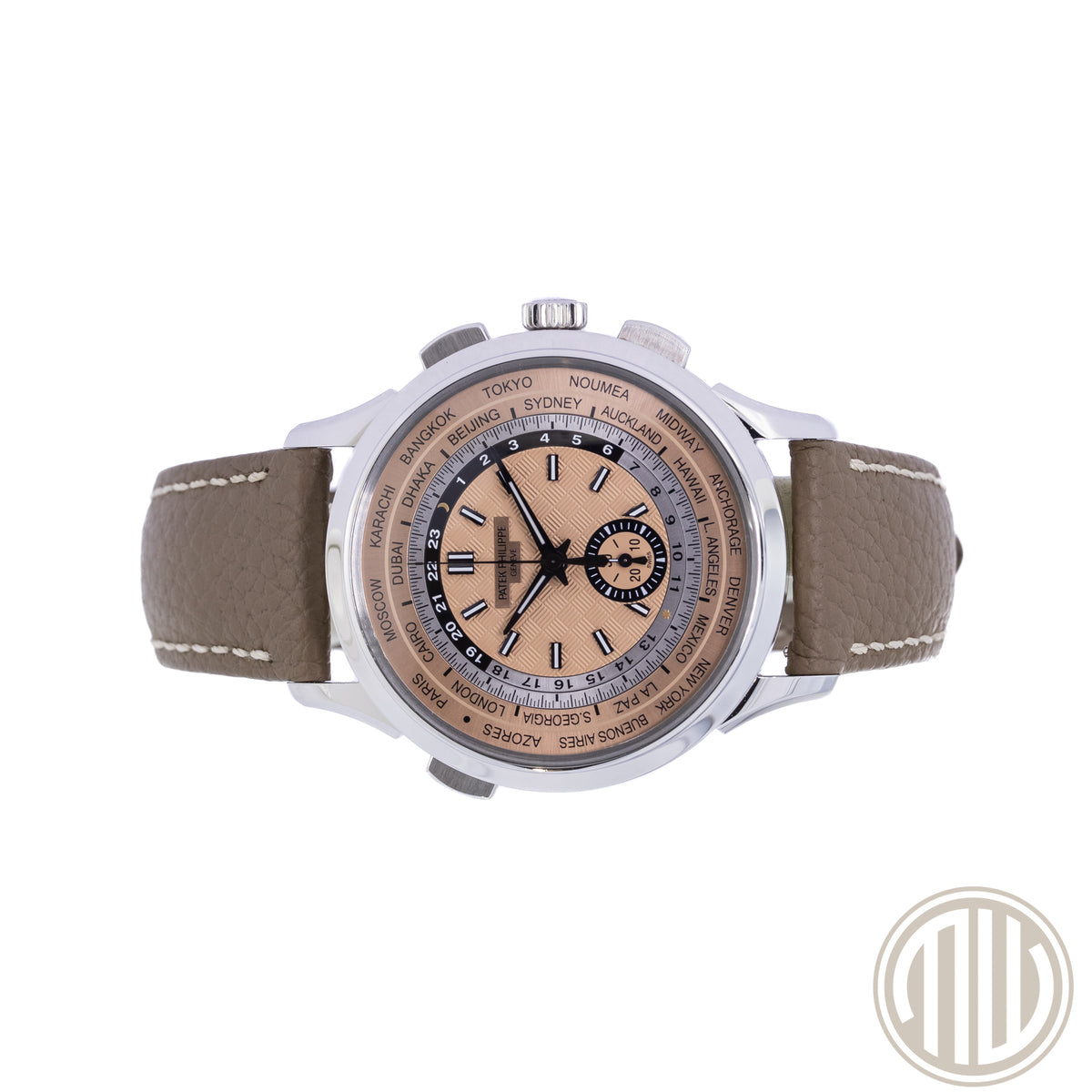 Patek Philippe World Time Chronograph Flyback | Salmon Dial | Box and Papers | 2023 | 5935A