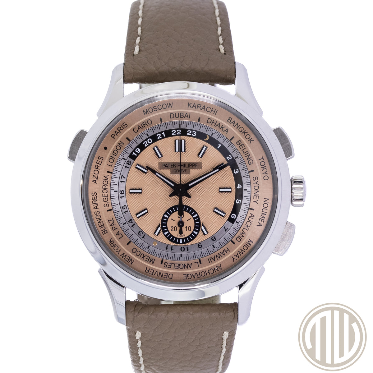 Patek Philippe World Time Chronograph Flyback | Salmon Dial | Box and Papers | 2023 | 5935A