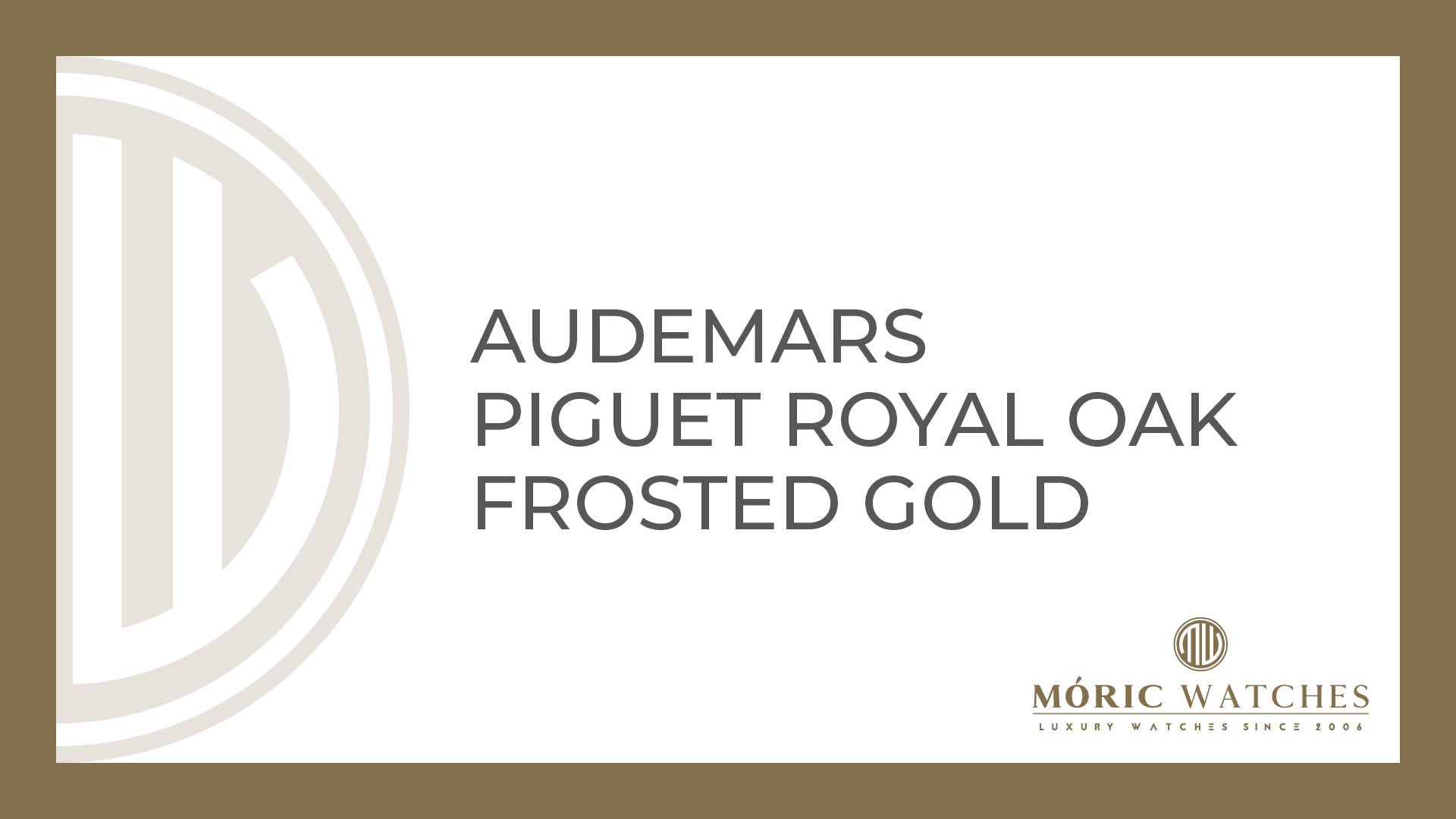 Audemars Piguet Royal Oak Frosted Gold – Luxus für München