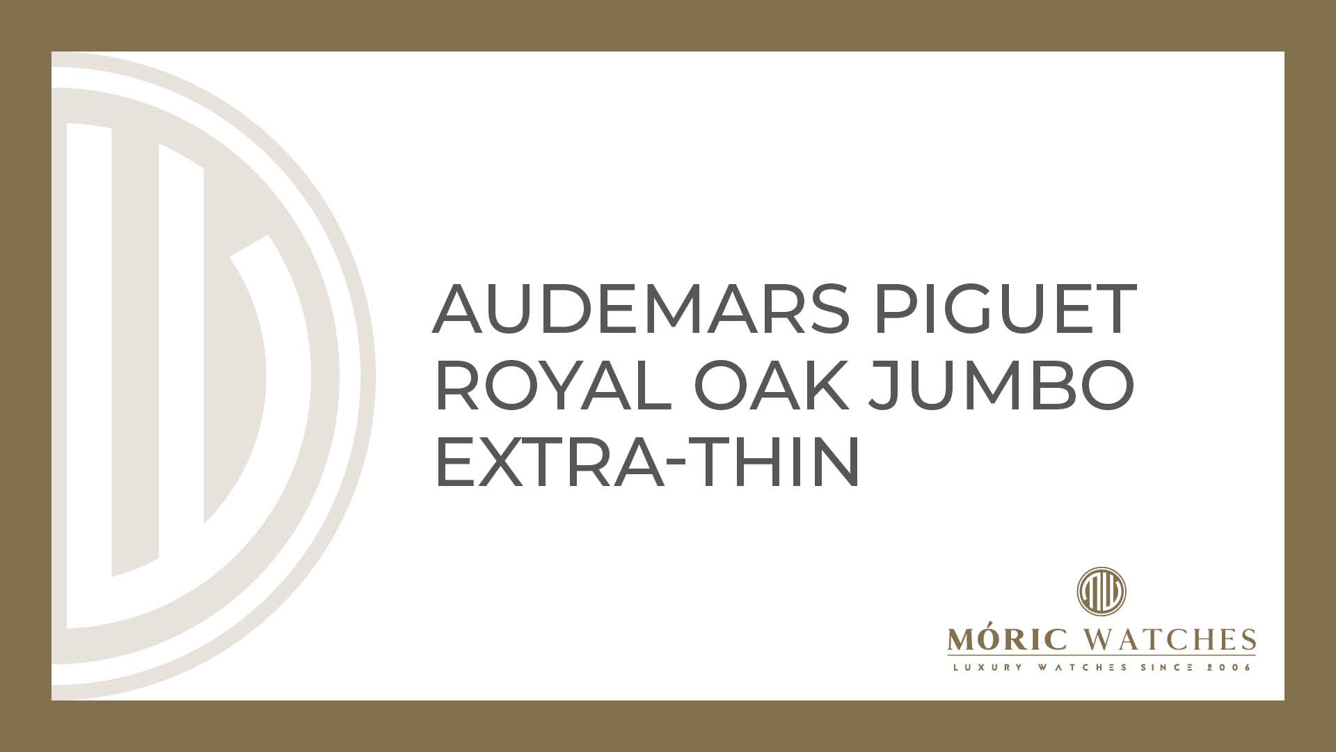 Audemars Piguet Royal Oak Jumbo Extra-Thin – Eleganz und Präzision vereint.