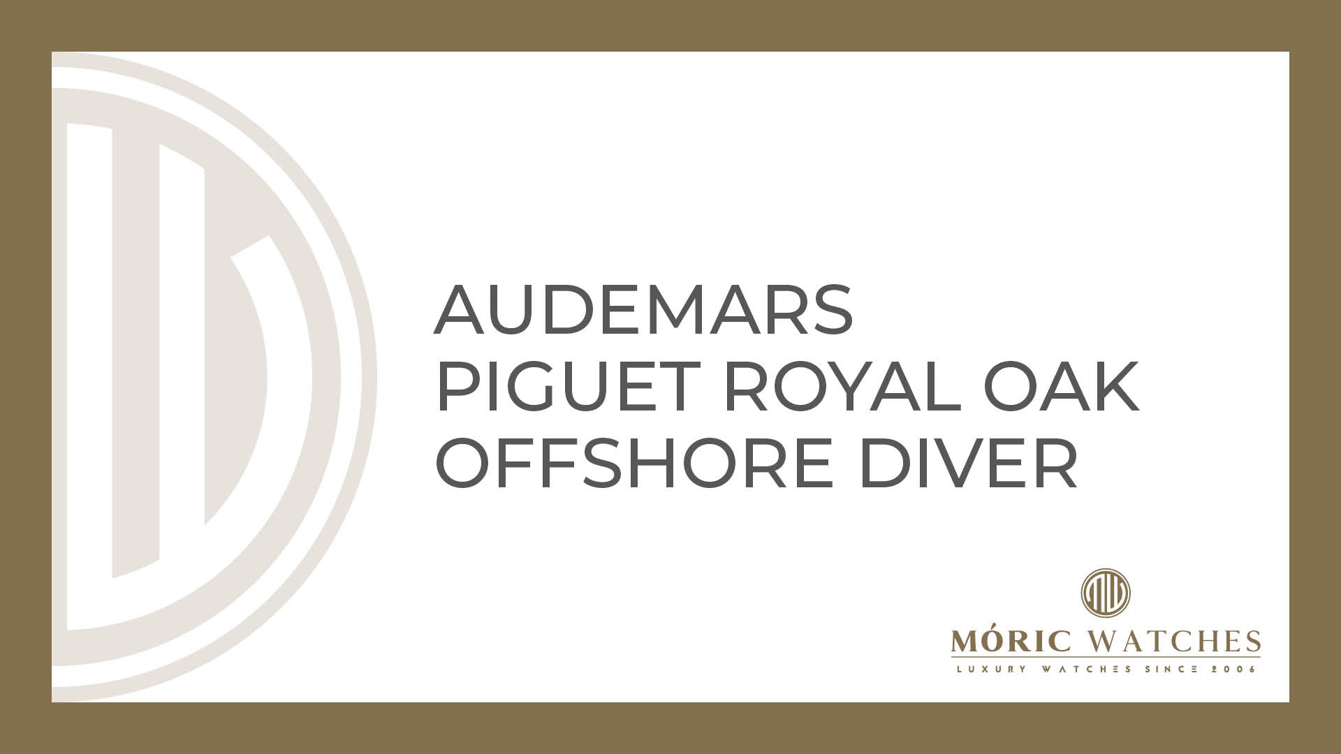 Audemars Piguet Royal Oak Offshore Diver – Präzision trifft Design
