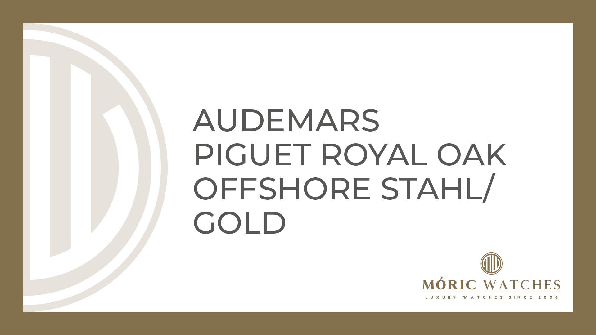 Audemars Piguet Royal Oak Offshore Stahl-Gold: Sportlich-eleganter Zeitmesser