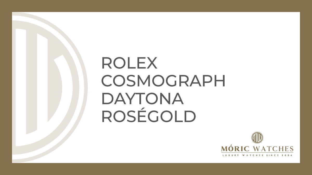 Rolex Cosmograph Daytona Roségold – Zeitlose Eleganz und Luxus