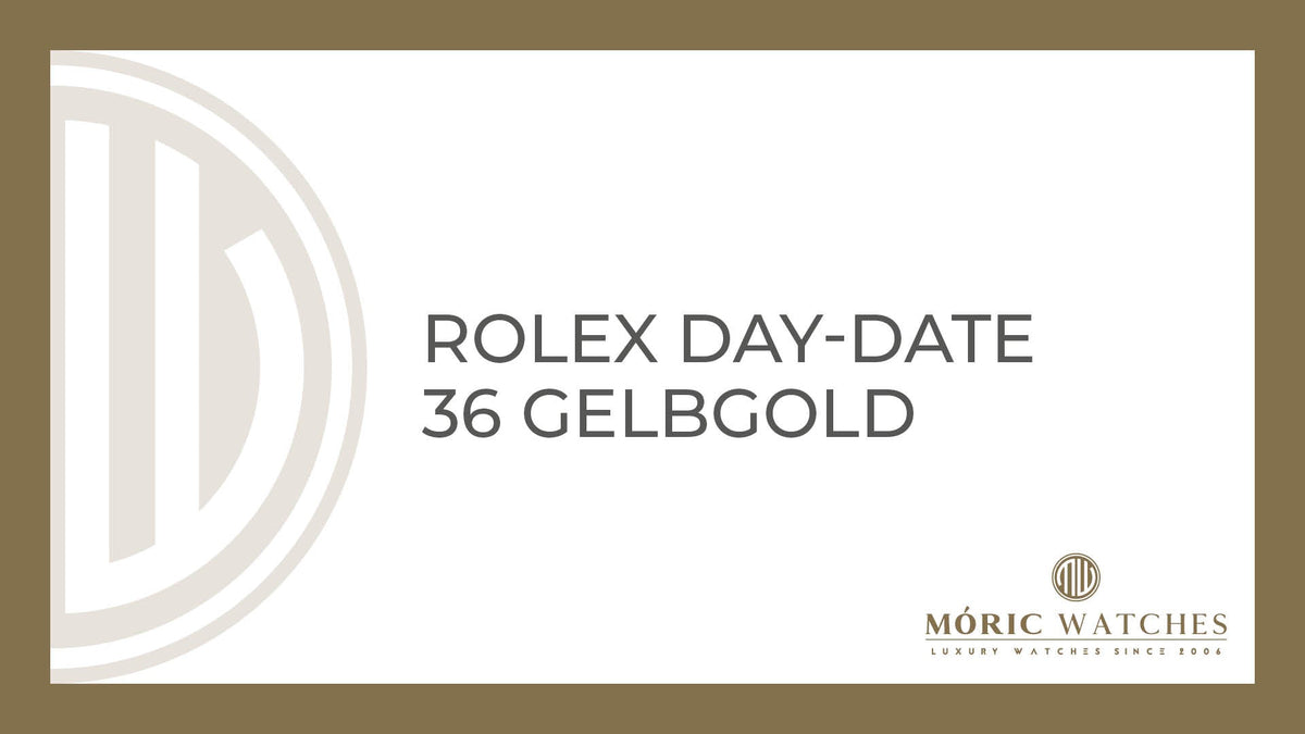 Rolex Day-Date 36 Gelbgold: Luxusuhren bei Moric-Watches entdecken