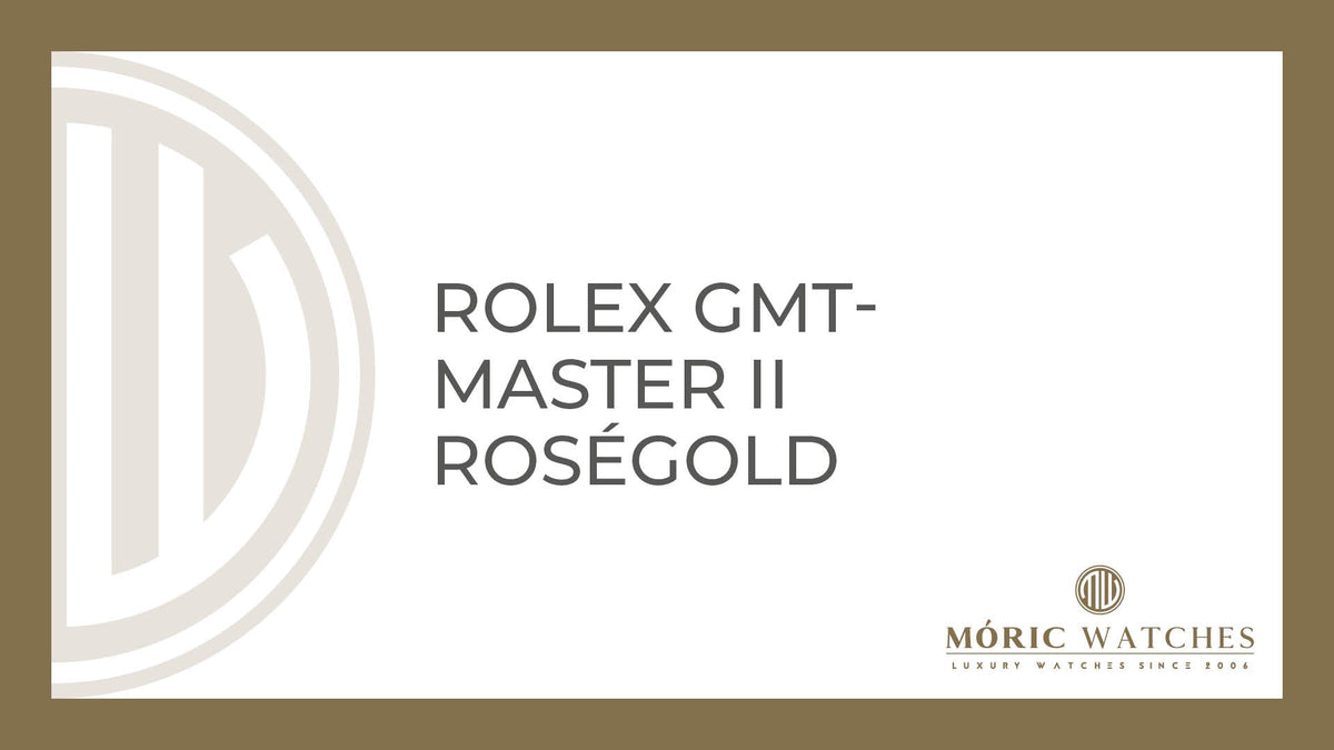 Rolex GMT-Master II Roségold: Stil und Präzision in Perfektion