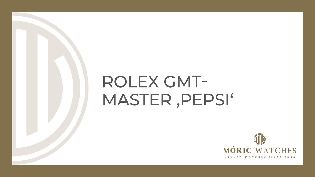 Rolex GMT-Master "Pepsi" – Luxusuhren bei Moric-Watches in München