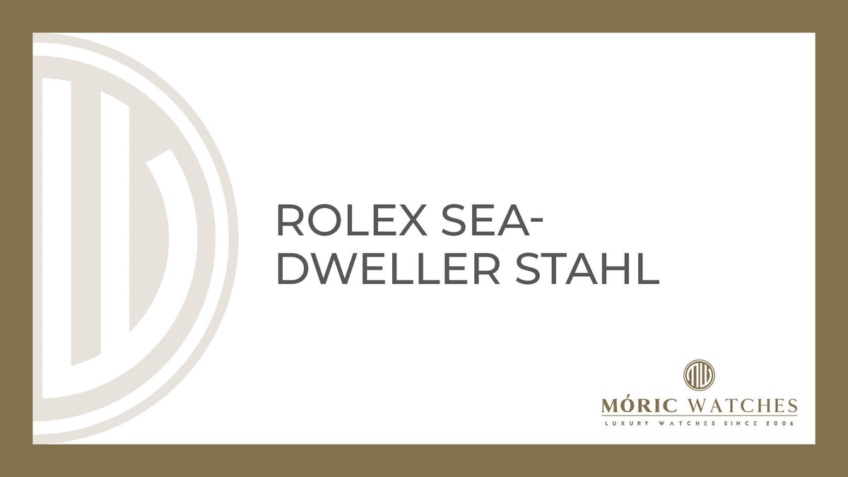 Rolex Sea-Dweller Stahl – Taucheruhren-Ikone bei Moric-Watches