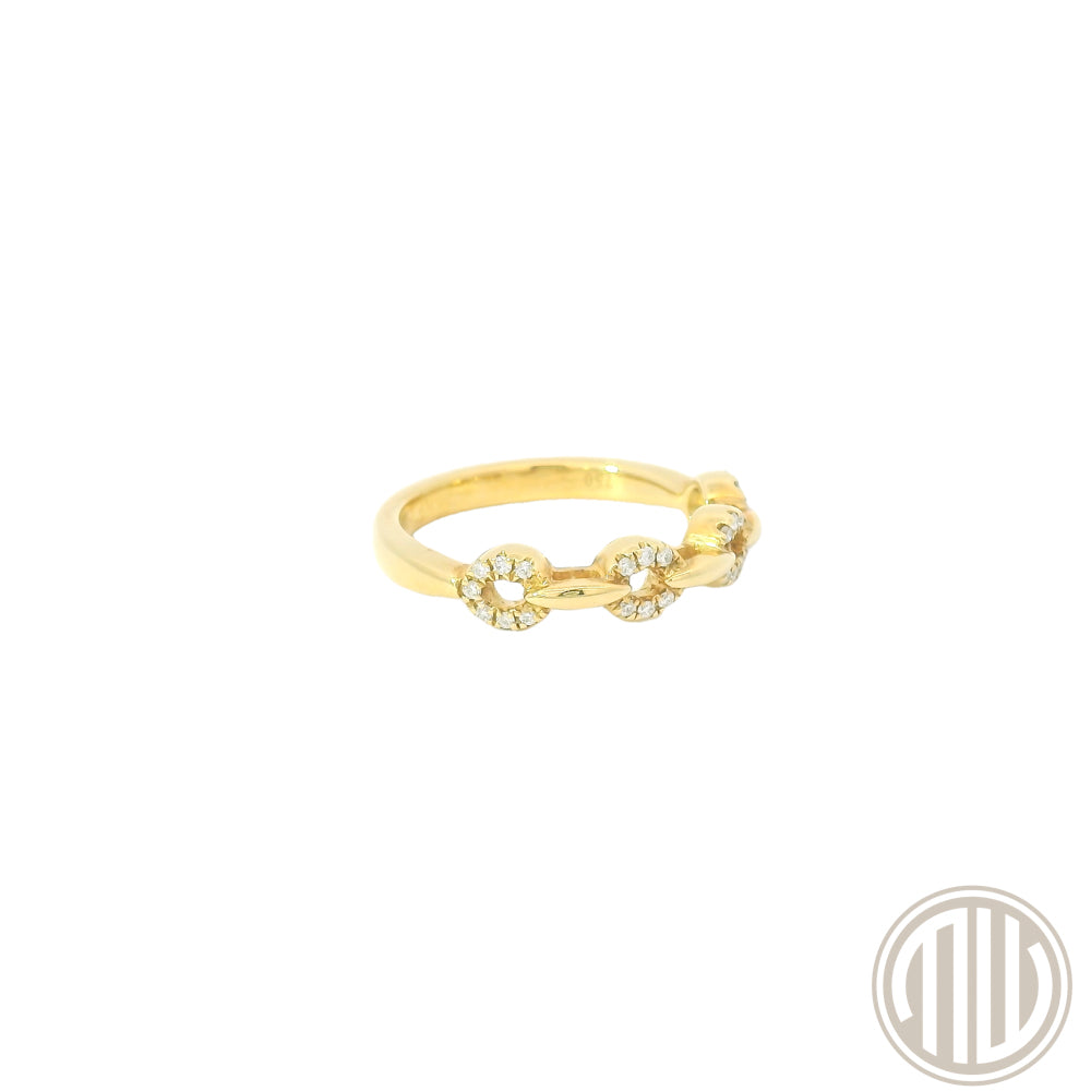 Diamant Ring 750 Gelbgold 0.24ct