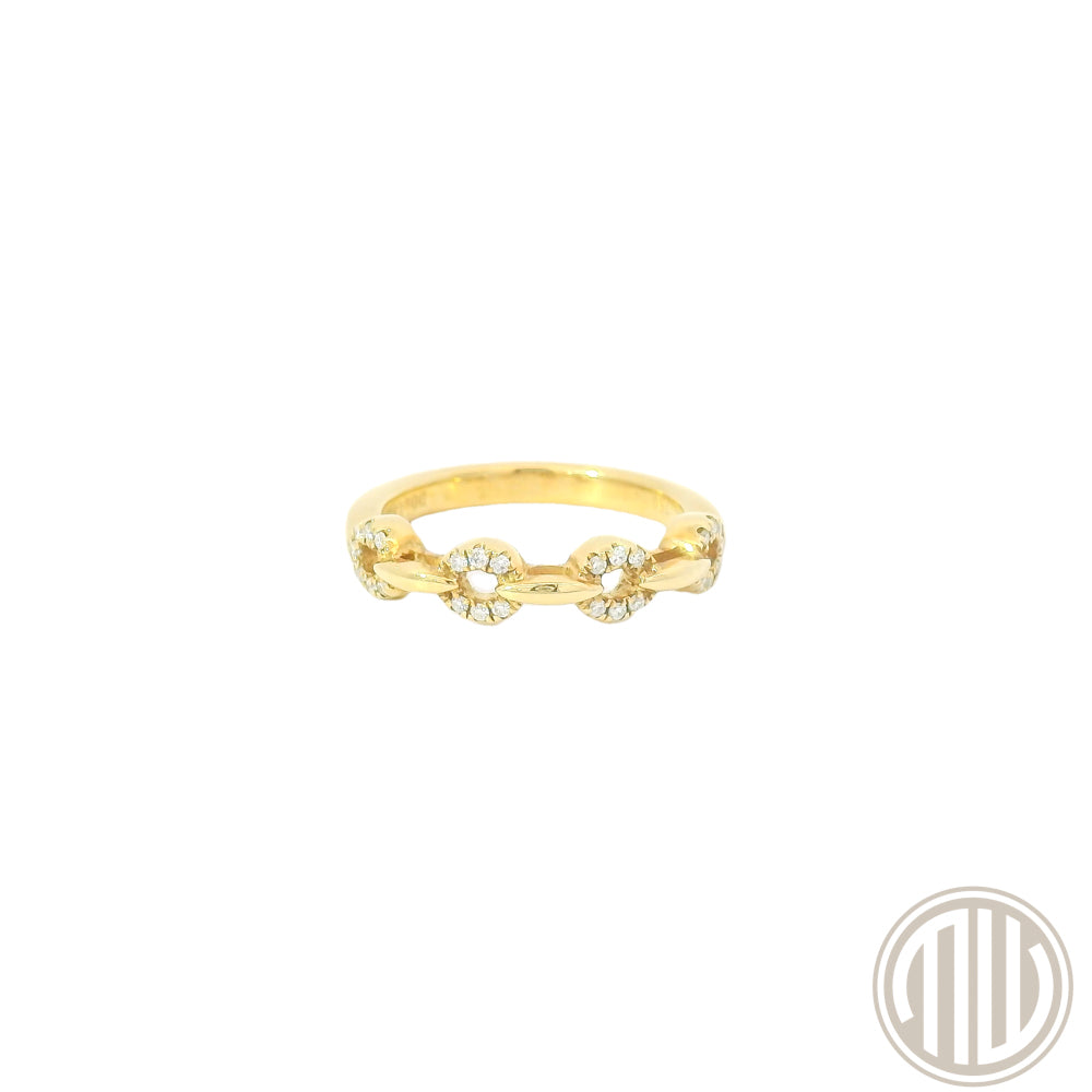 Diamant Ring 750 Gelbgold 0.24ct