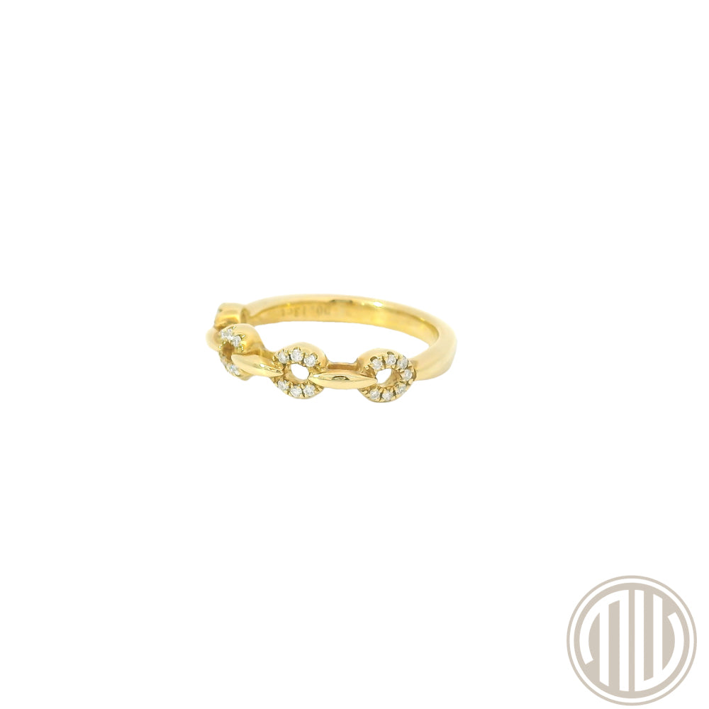 Diamant Ring 750 Gelbgold 0.24ct