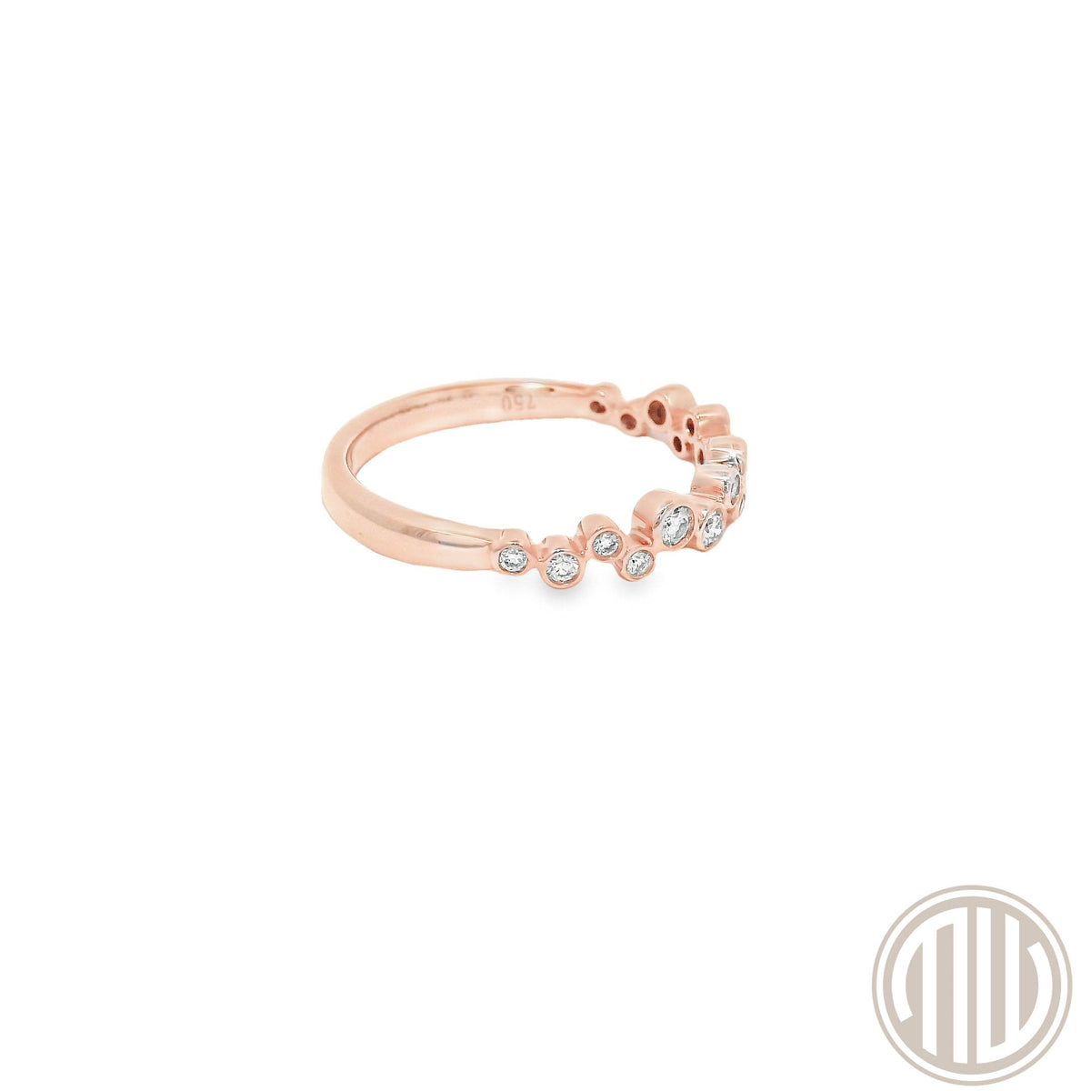 Diamant Ring 750 Roségold 0.20ct