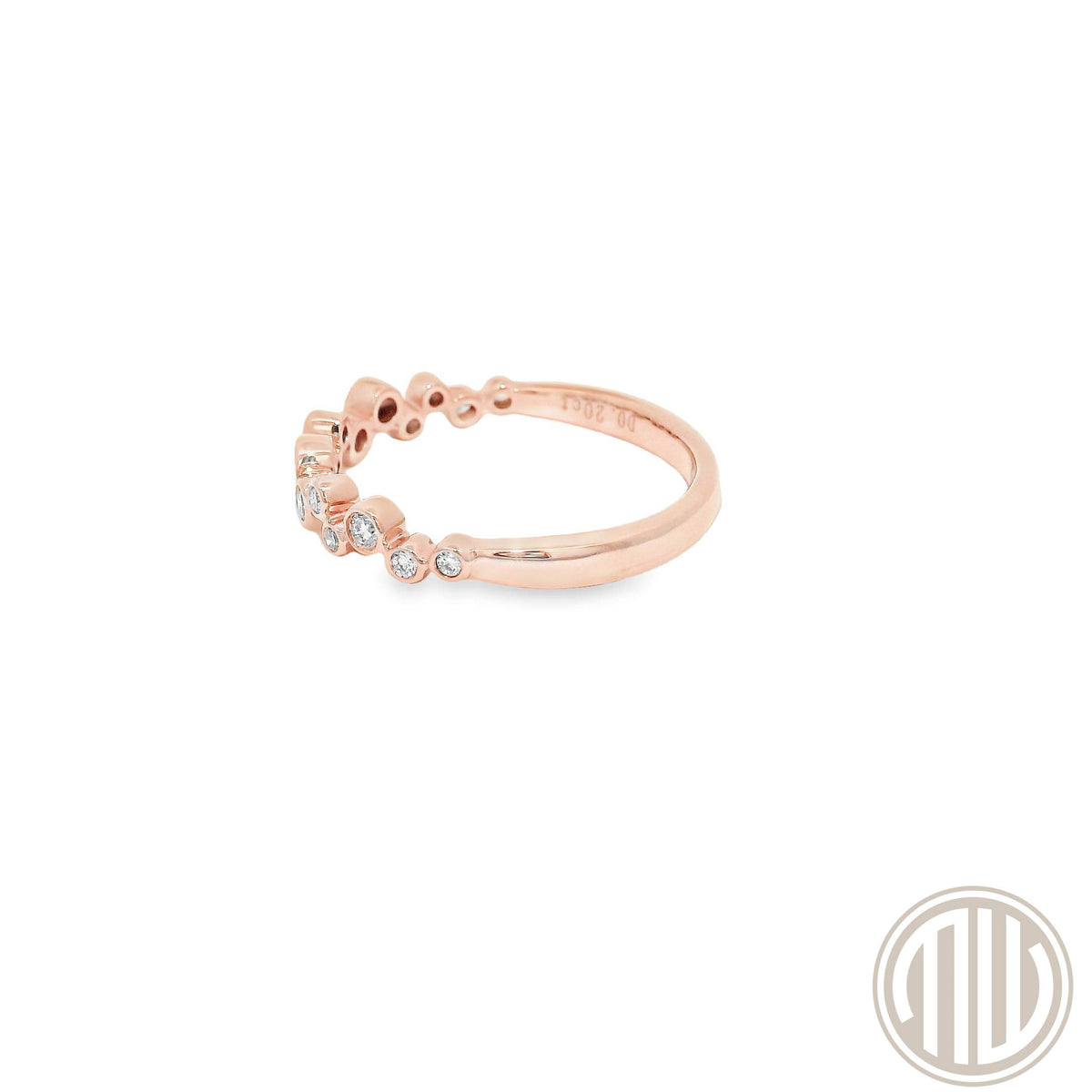 Diamant Ring 750 Roségold 0.20ct