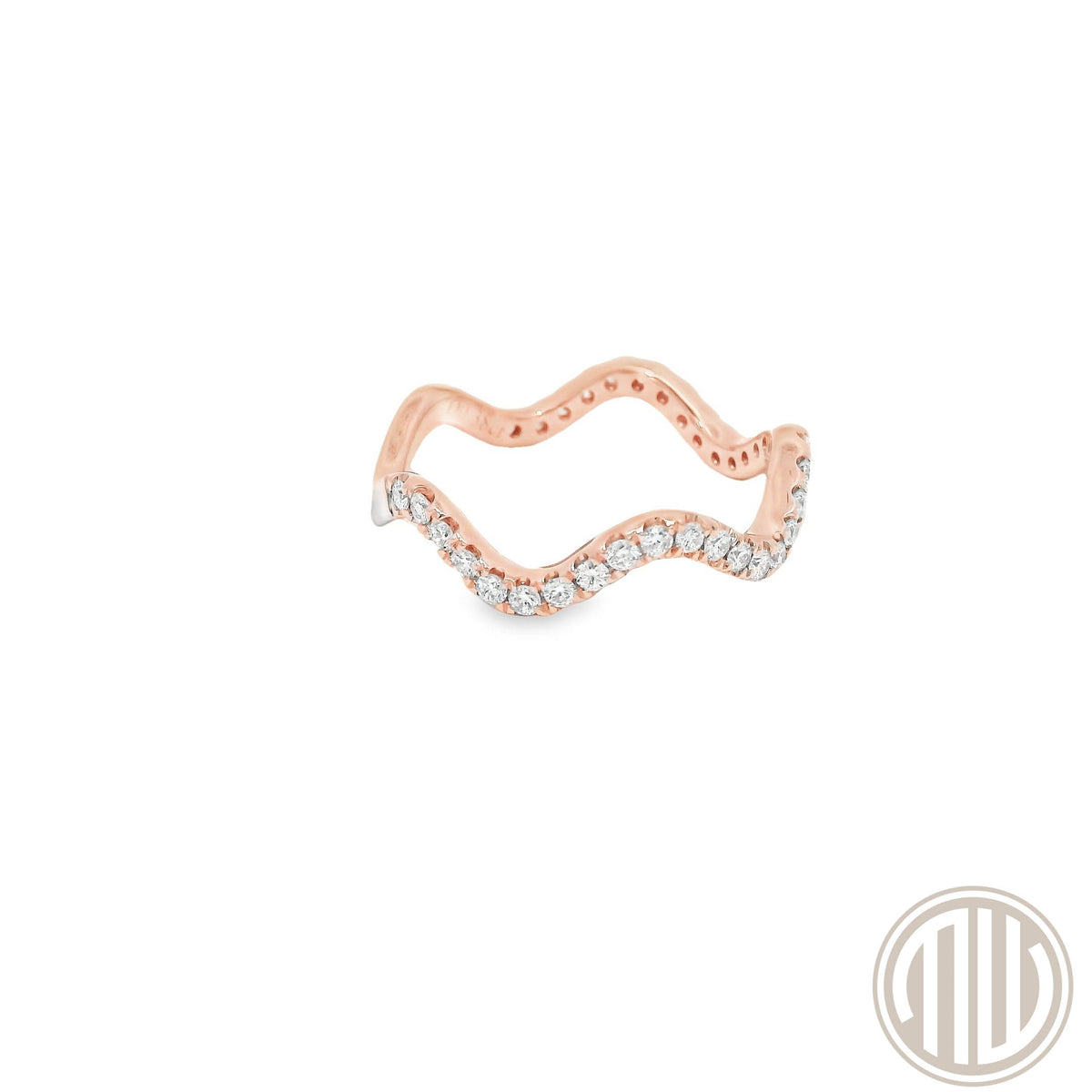 Diamant Ring / 750 Roségold / 0.38ct