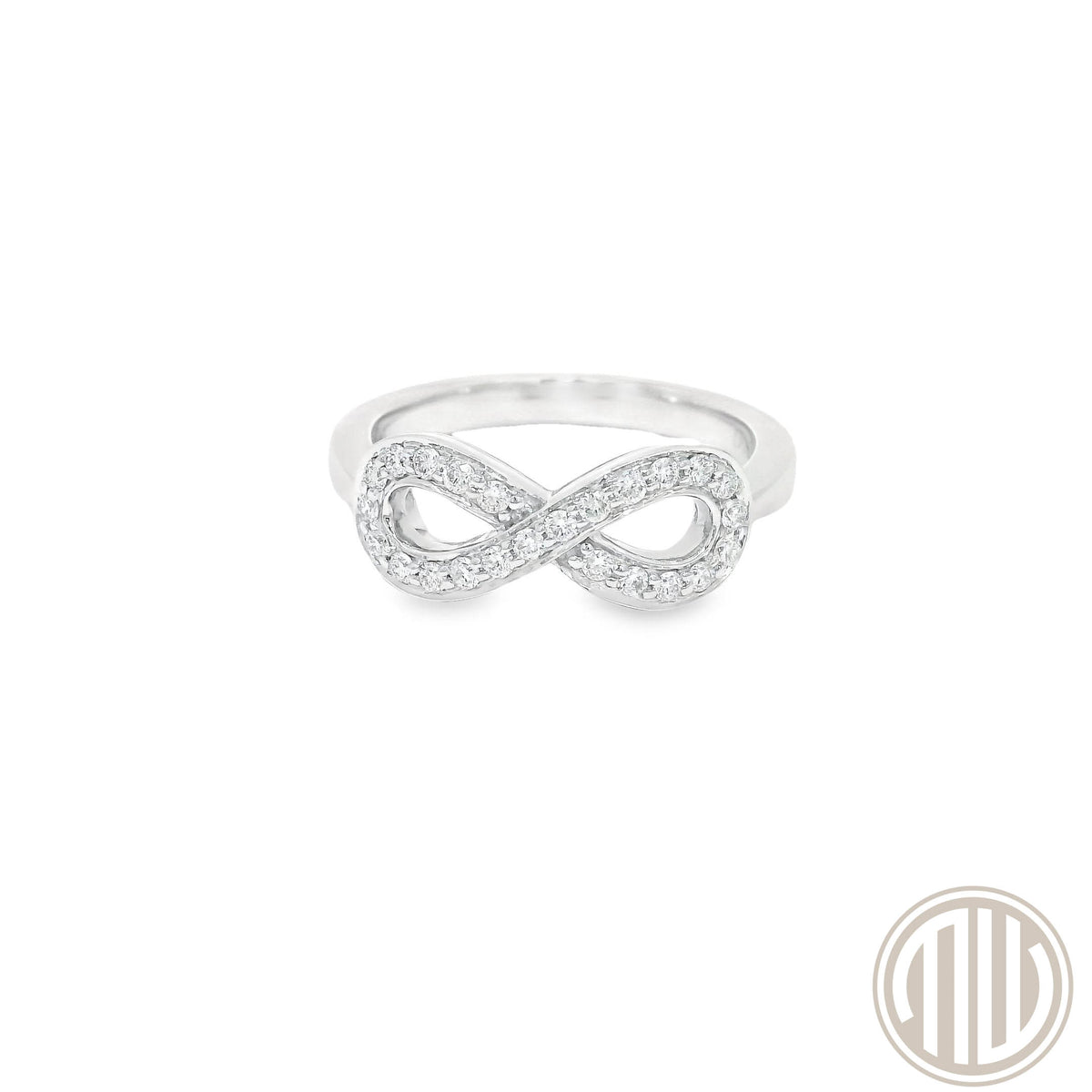 Diamant Ring "Infinity" / 750 Weißgold / 0.26ct