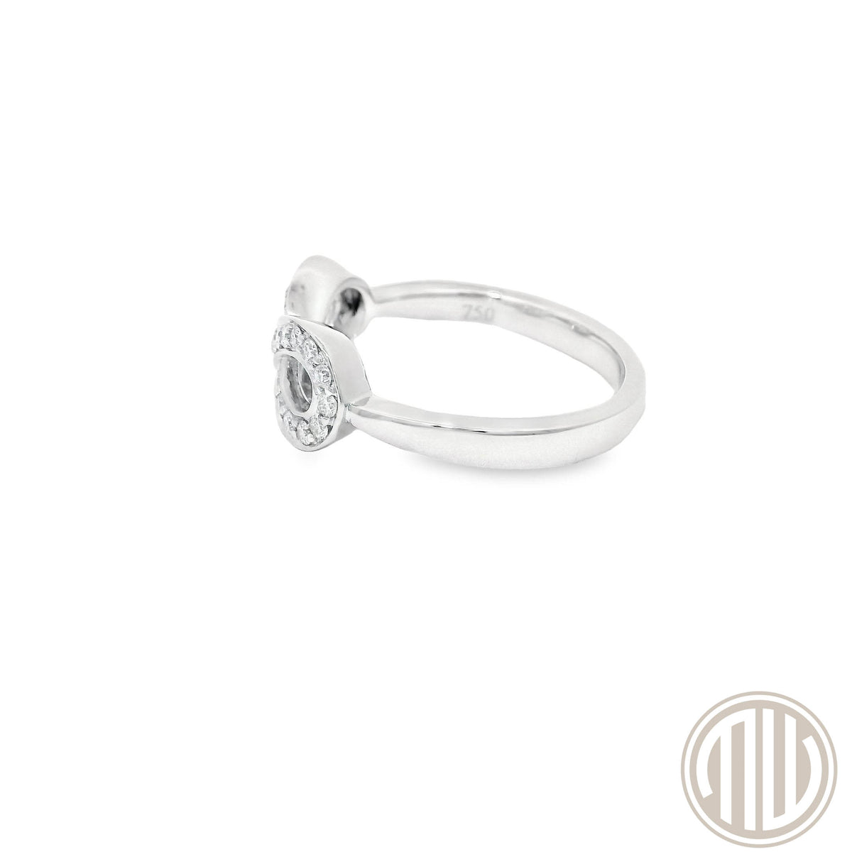 Diamant Ring "Infinity" / 750 Weißgold / 0.26ct