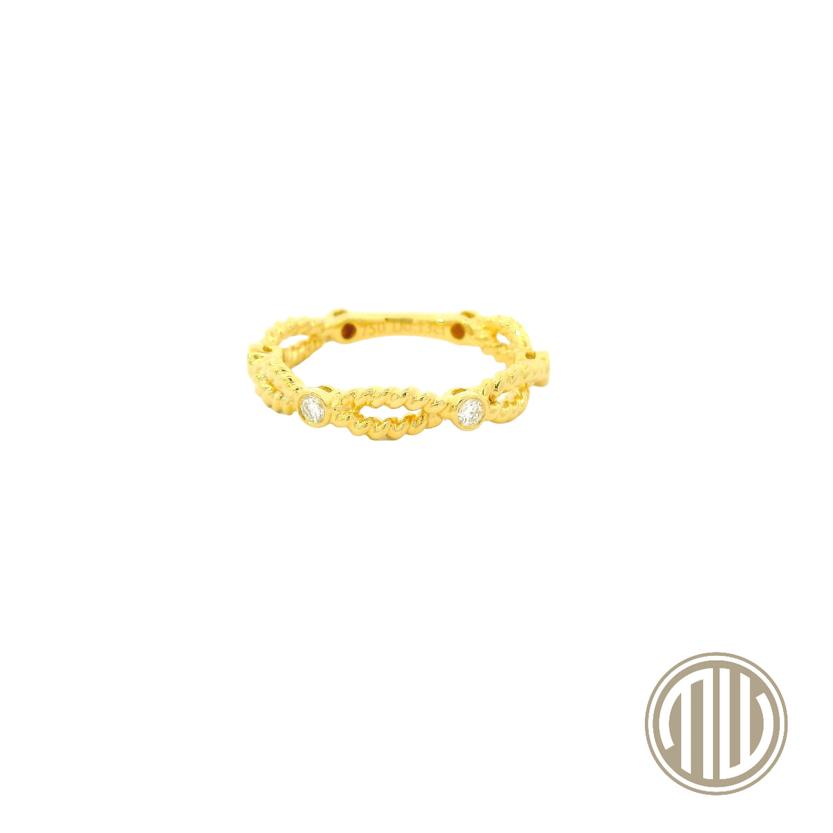 Diamant Ring 750 Gelbgold 0.13ct