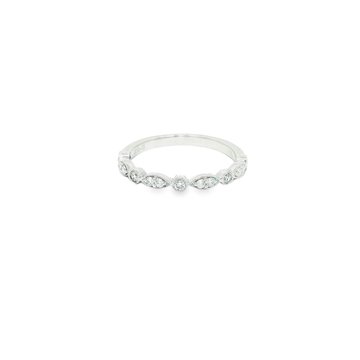 Diamant Ring / 750 Weißgold / 0.21ct