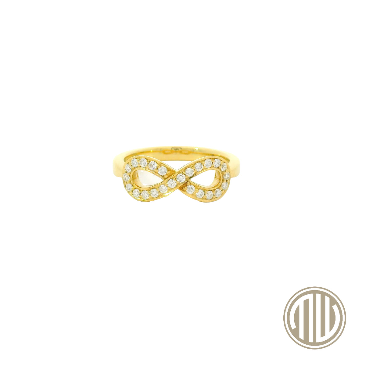 Diamant "Infinity" Ring 750GG 0.25ct