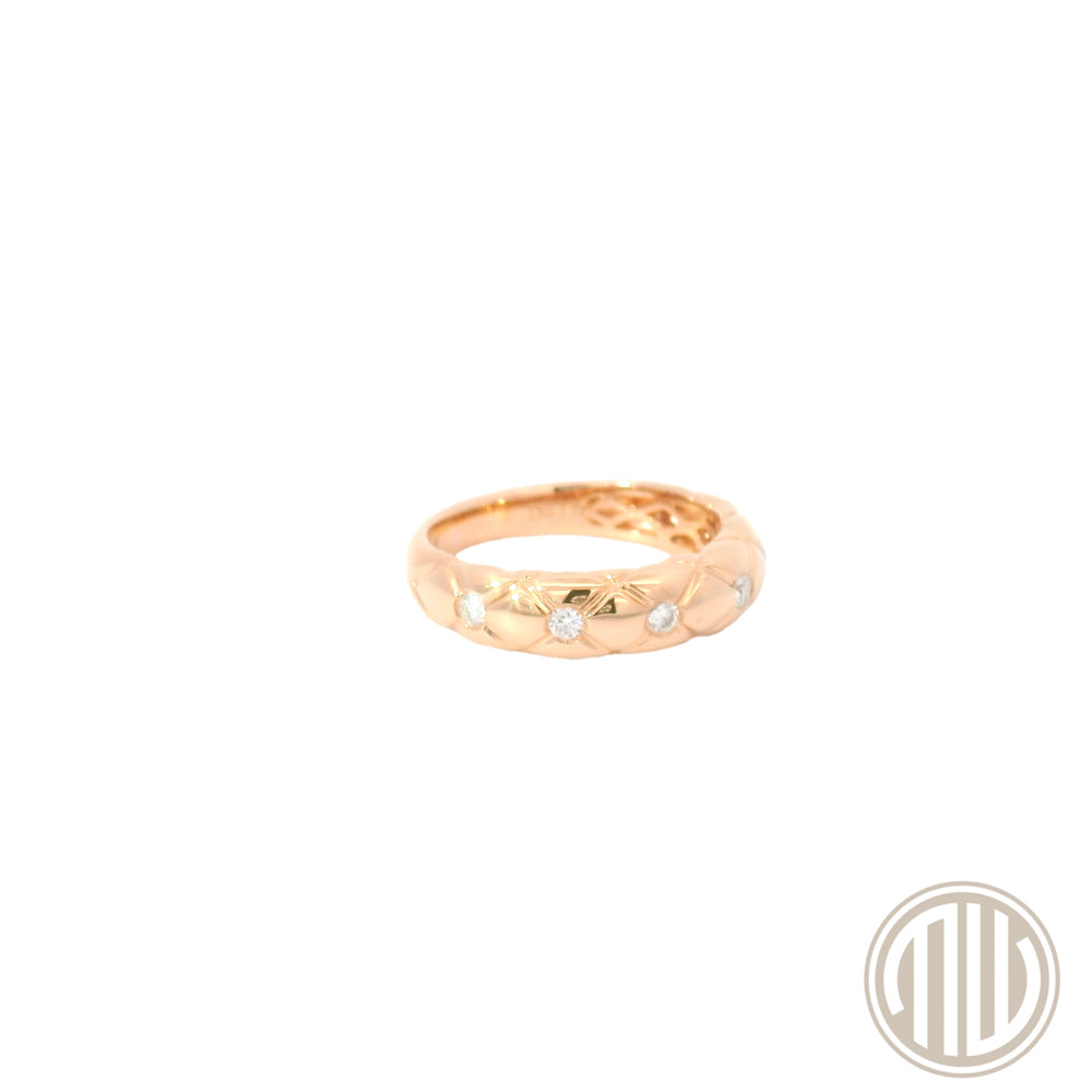 Diamant Ring 750 Roségold 0.17ct