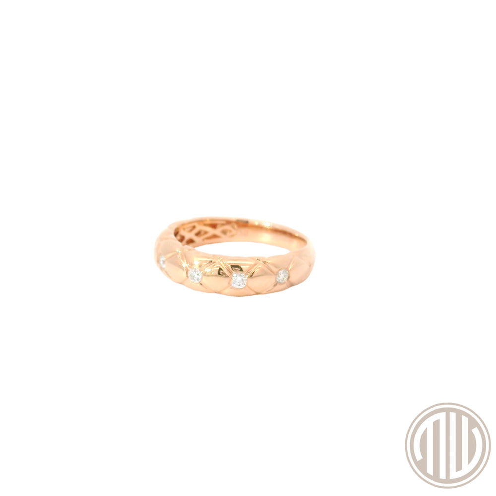 Diamant Ring 750 Roségold 0.17ct