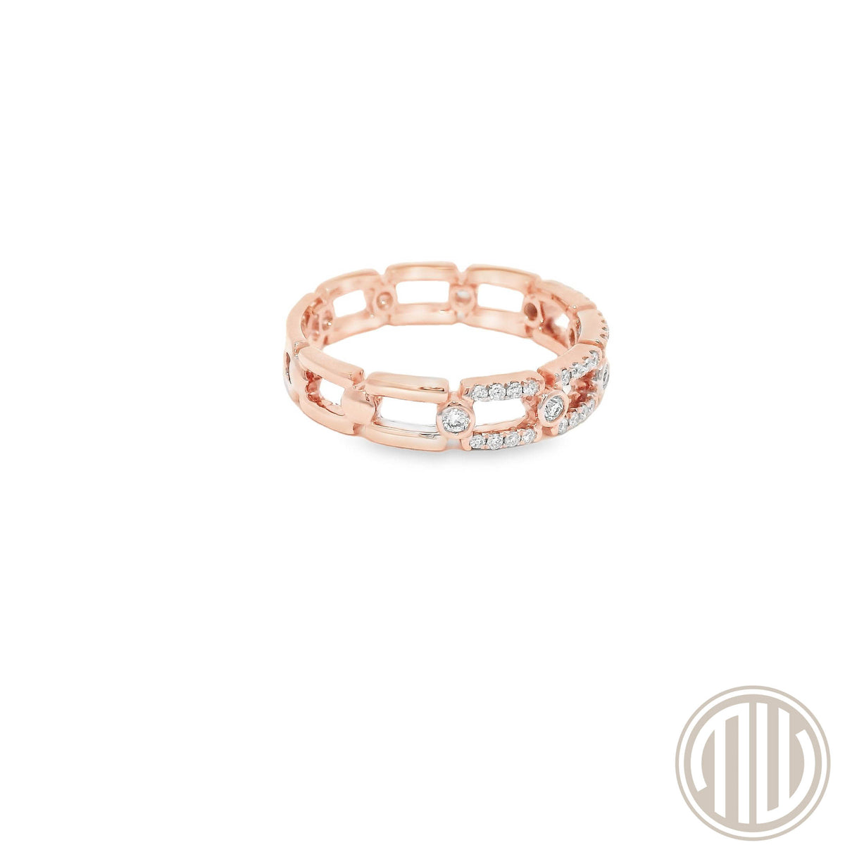 Diamant Ring / 750 Roségold / 0.24ct