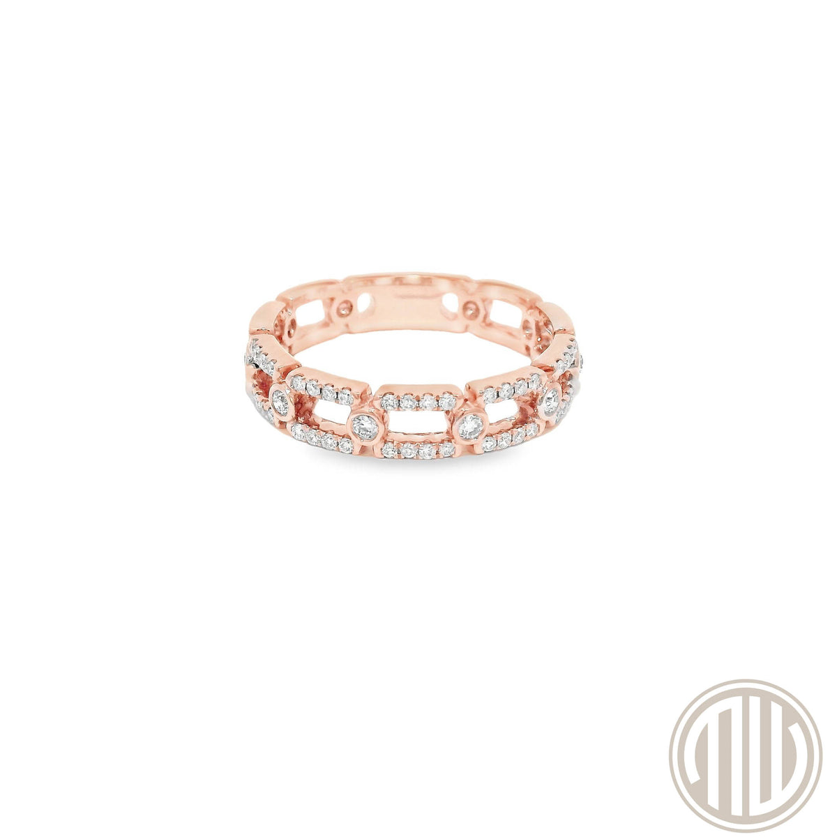 Diamant Ring / 750 Roségold / 0.24ct