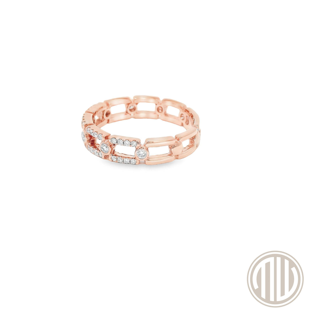 Diamant Ring / 750 Roségold / 0.24ct