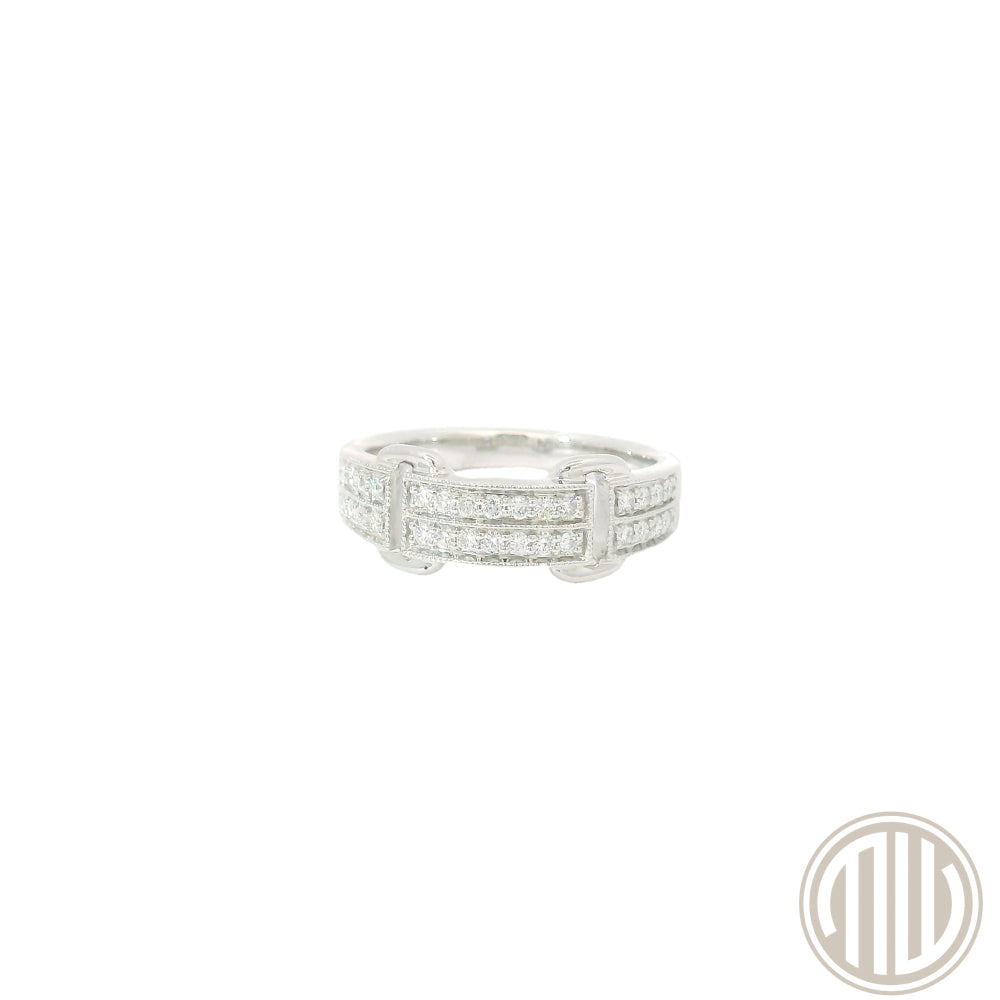 Diamant Ring 585 Weißgold 0.26ct