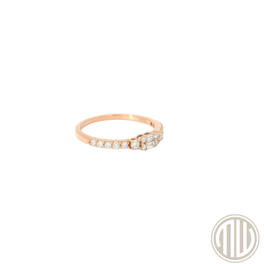 Diamant Ring 750 Roségold 0.43ct