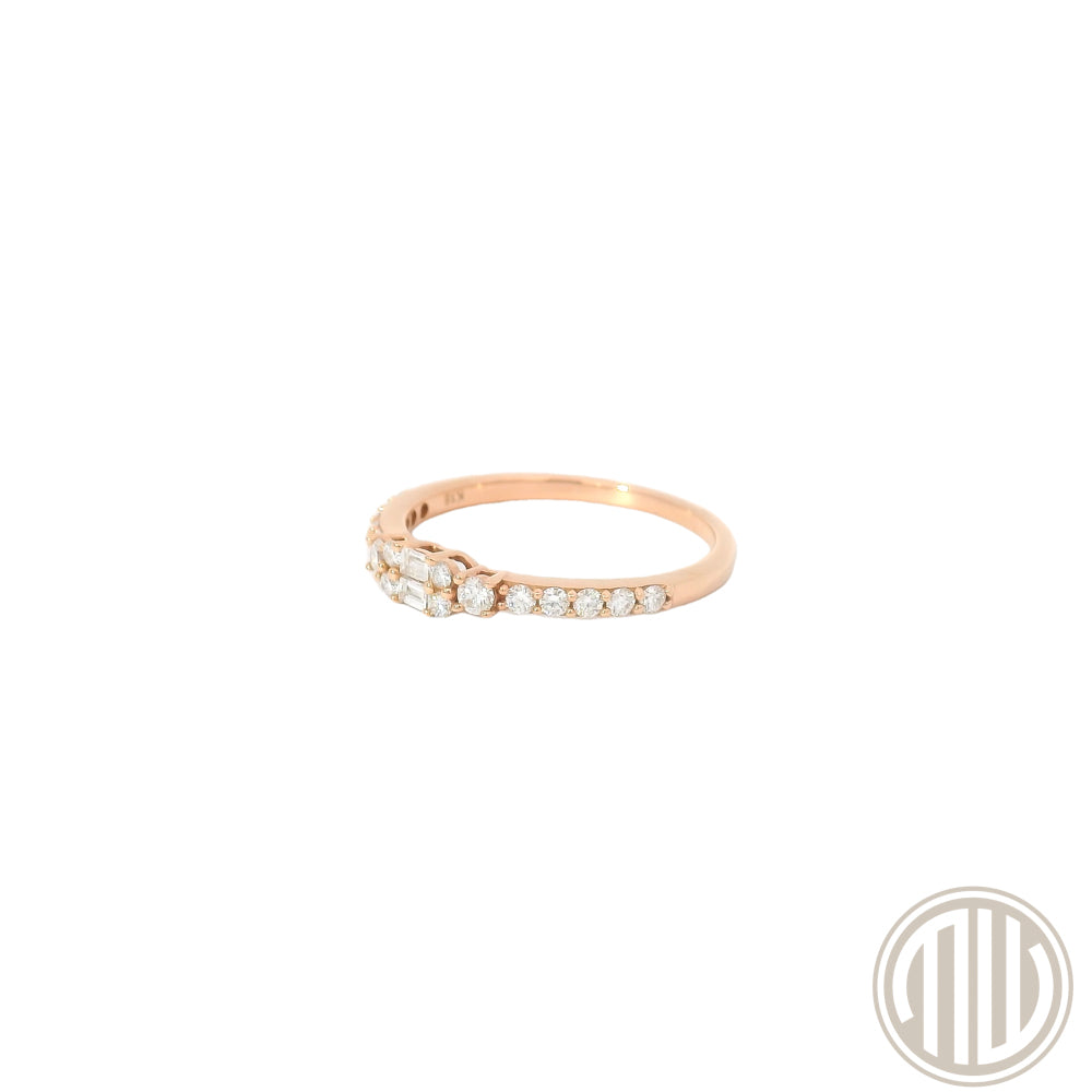 Diamant Ring 750 Roségold 0.43ct