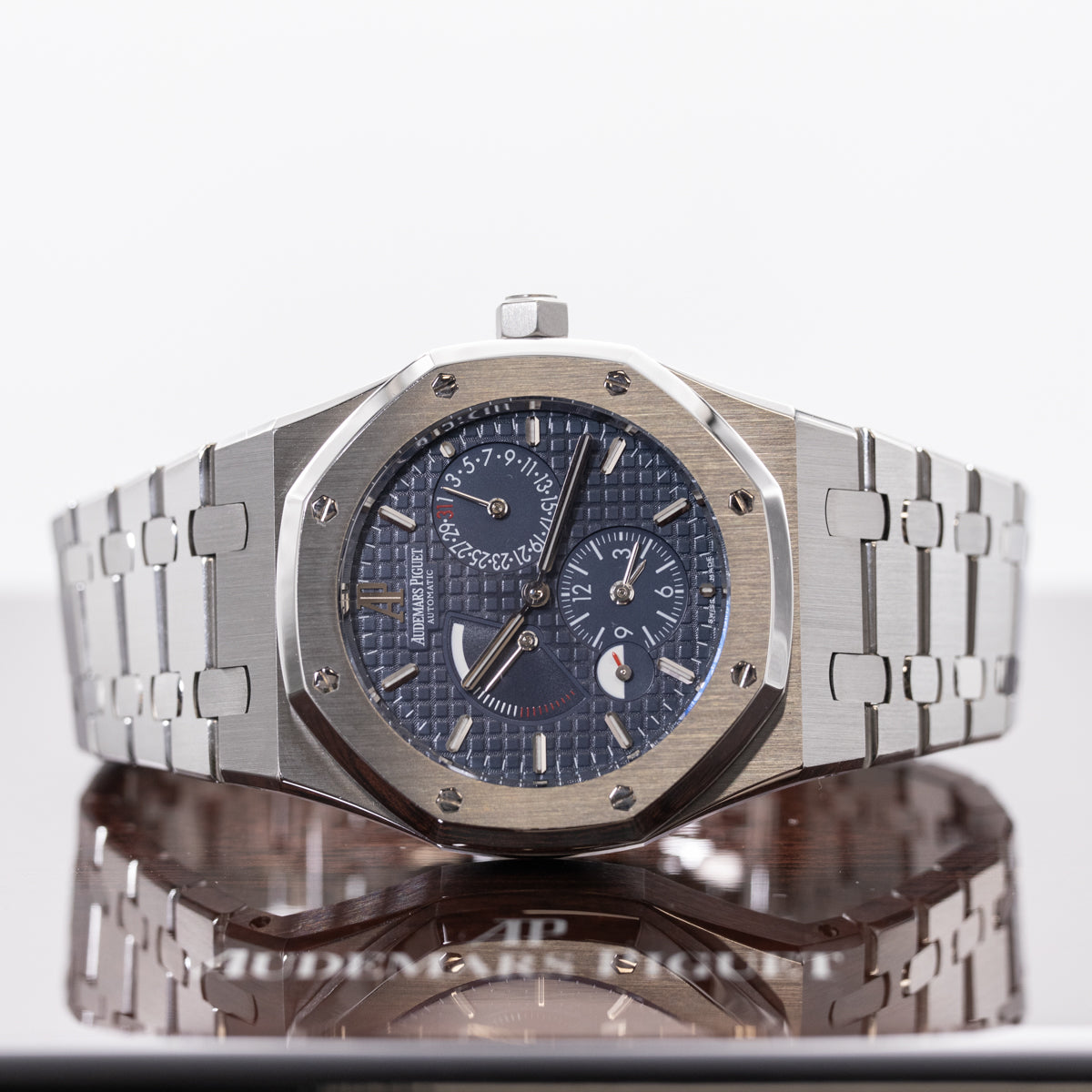 Audemars Piguet Royal Oak Dual Time esfera azul | Nuevo servicio AP | Caja y Papeles | 2009