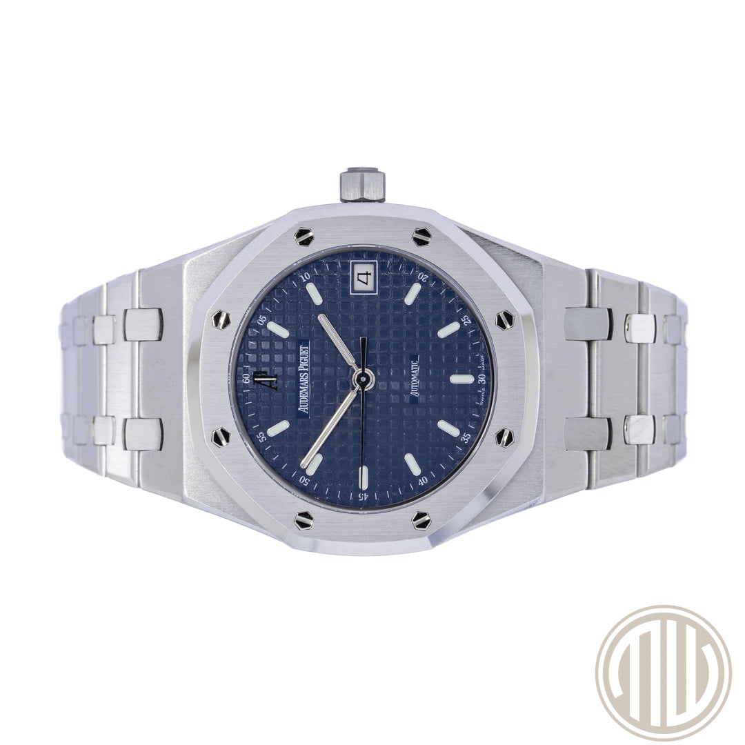 Audemars Piguet Royal Oak Blue Dial | New AP-Service | Box and Papers | 2003