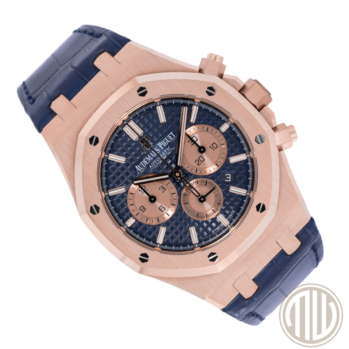 Audemars Piguet Royal Oak Chronograph Blue Dial | Roségold | Box and Papers | 2020 | 26331OR