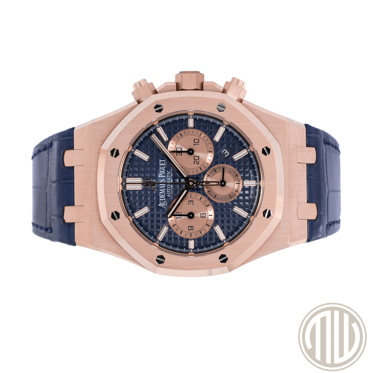 Audemars Piguet Royal Oak Chronograph Blue Dial | Roségold | Box and Papers | 2020 | 26331OR