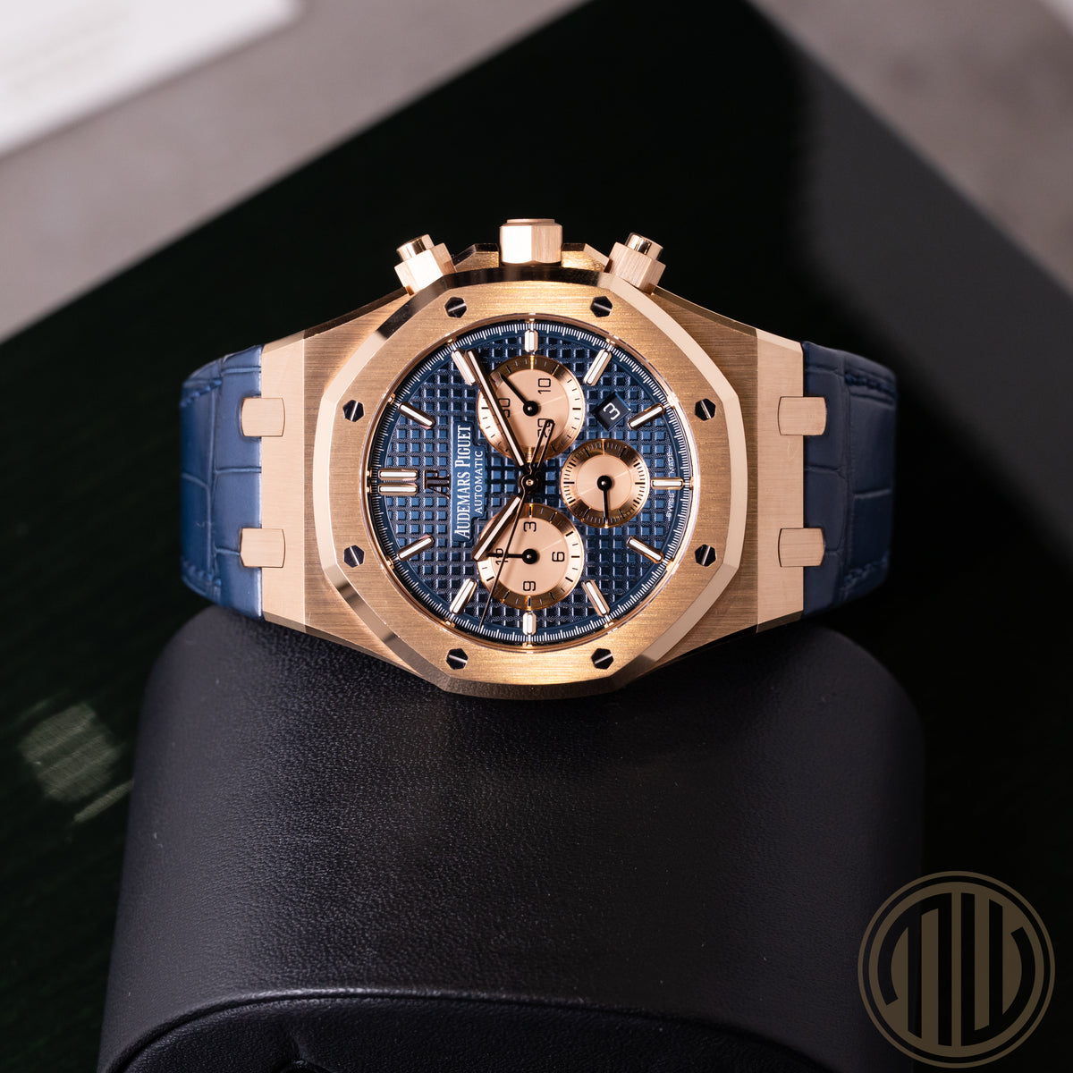 Audemars Piguet Royal Oak Chronograph Blue Dial | Roségold | Box and Papers | 2020 | 26331OR