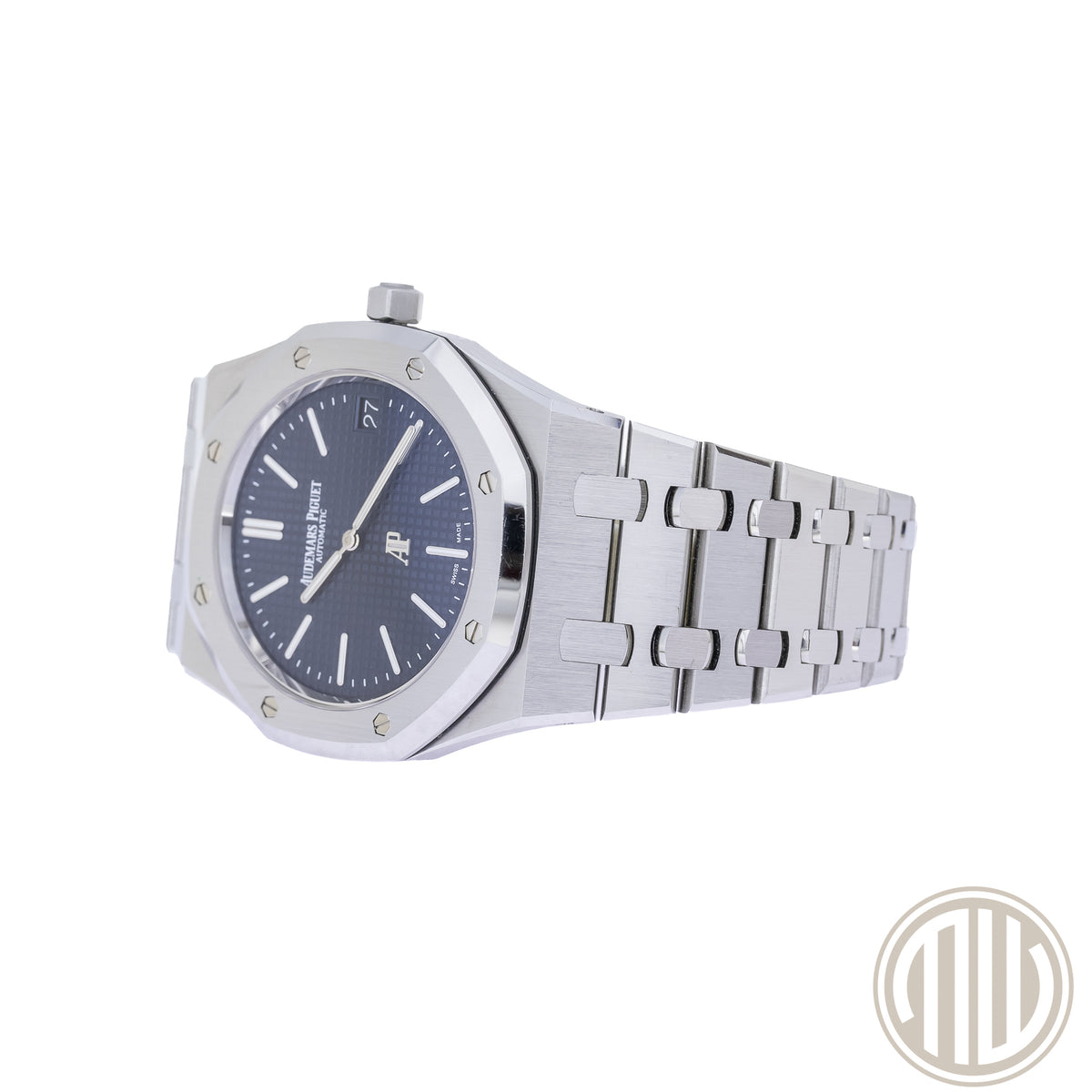 Audemars Piguet Royal Oak Jumbo "jumbo" Extra-thin 50th Anniversary | Blue Dial | Box and Papers | 2022