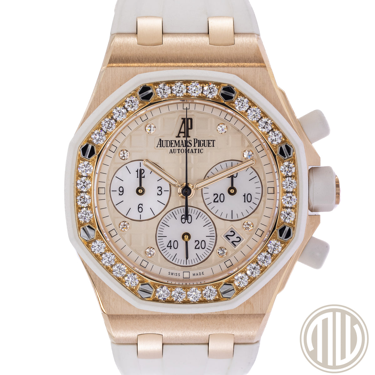 Audemars Piguet Royal Oak Offshore Lady Factory Diamonds | 18kt Roségold | AP-Extract