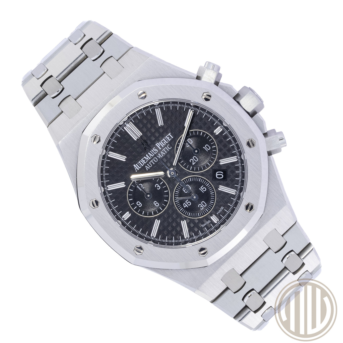 Audemars Piguet Royal Oak Chronograph Black Dial | New Service | German Watch | Box and Papers