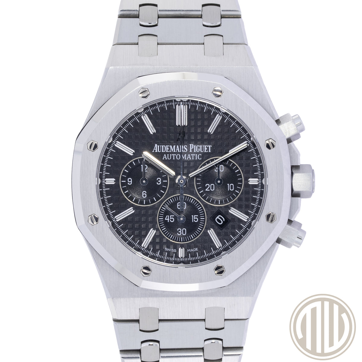 Audemars Piguet Royal Oak Chronograph Black Dial | New Service | German Watch | Box and Papers