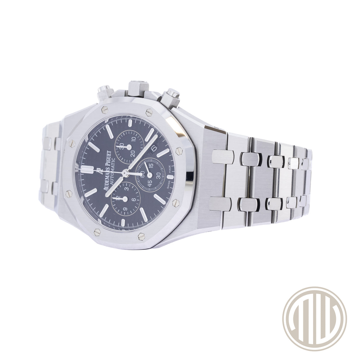 Audemars Piguet Royal Oak Chronograph Black Dial | New Service | German Watch | Box and Papers