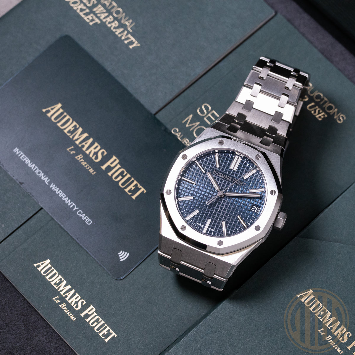 Audemars Piguet Royal Oak Selfwinding 50th Anniversary | Blue Dial | Box and Papers | 2022