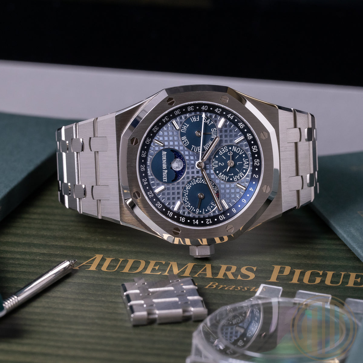 Audemars Piguet Royal Oak Perpetual Calendar Blue Dial | New | Unworn | Box and Papers | 2022