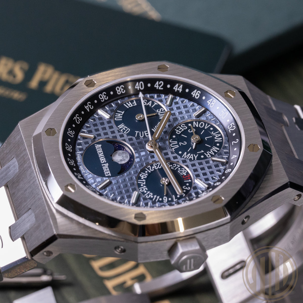 Audemars Piguet Royal Oak Perpetual Calendar Blue Dial | New | Unworn | Box and Papers | 2022