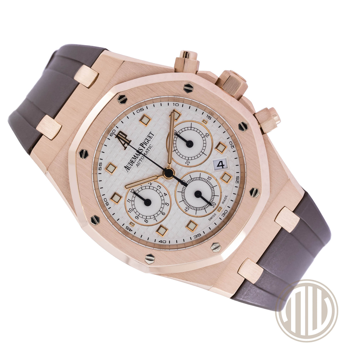 Audemars Piguet Royal Oak Chronograph 18kt Roségold | White Dial | Box and Papers | 2007